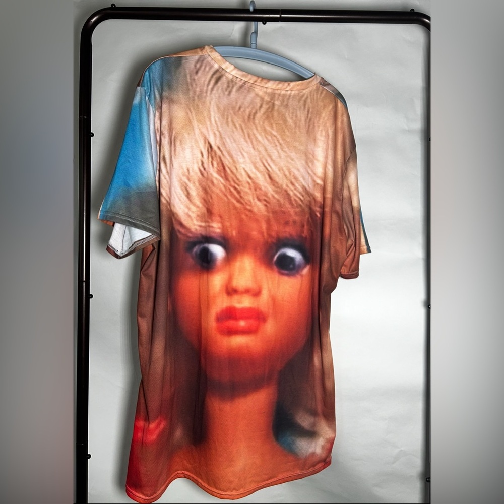 Disgust Barbie Meme graphic T-shirt